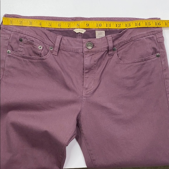 J. Crew Toothpick Ankle Zip  Jeans  32 - Picture 6 of 16